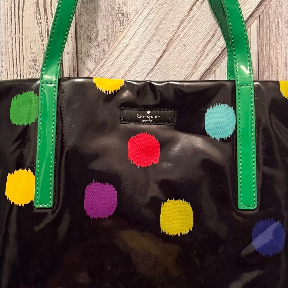 kate spade New York Retro Polka Dot Daycation Tote Bag - Picture 2 of 12